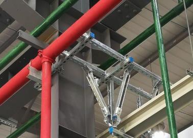 乌伊岭该抗震支架的整体式支吊架结构协调性好